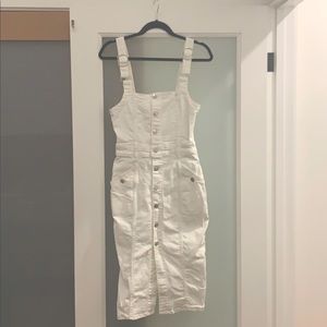 White Corduroy Dress